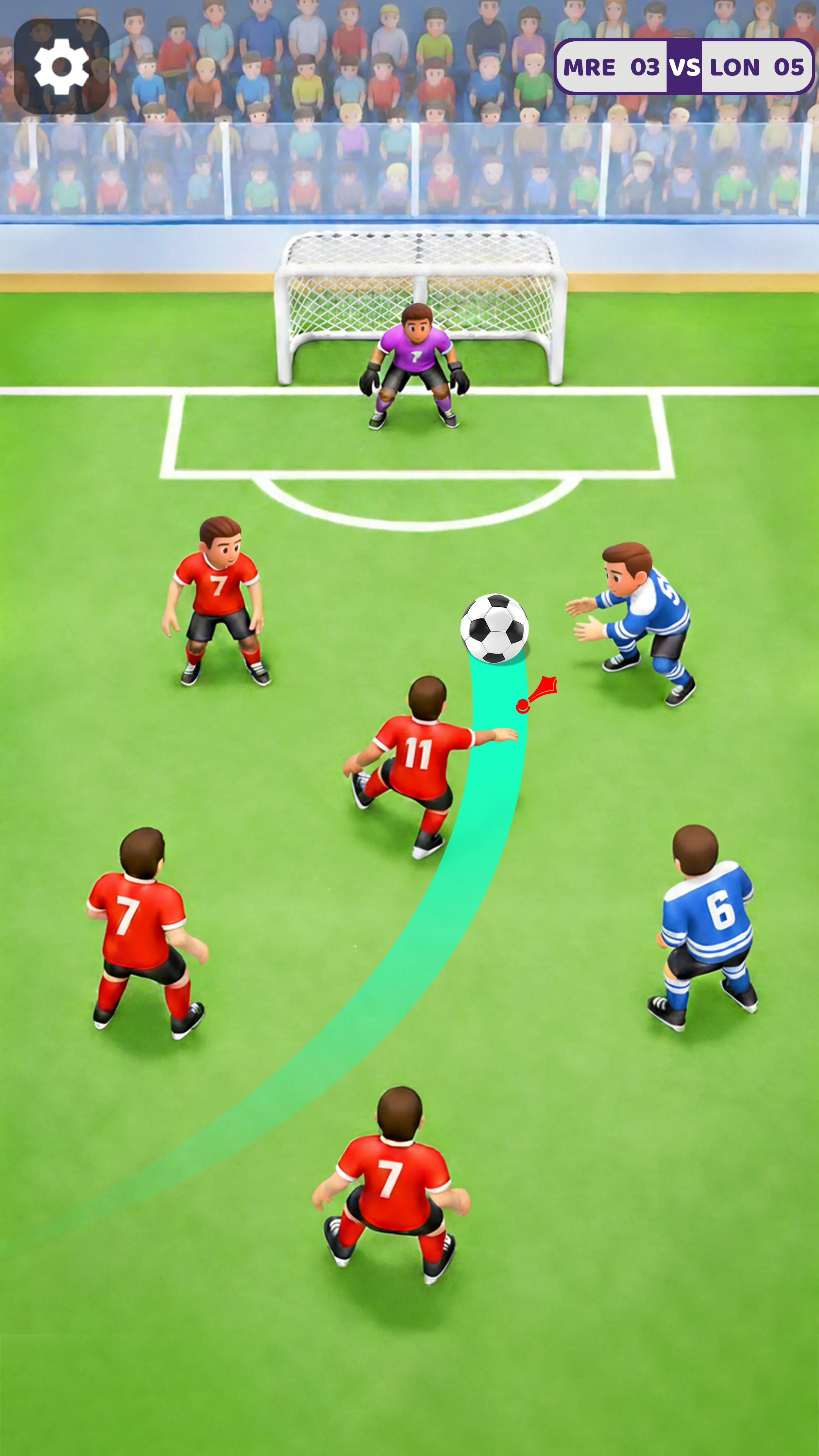 Flick Hero: Kick Soccer Games screenshot