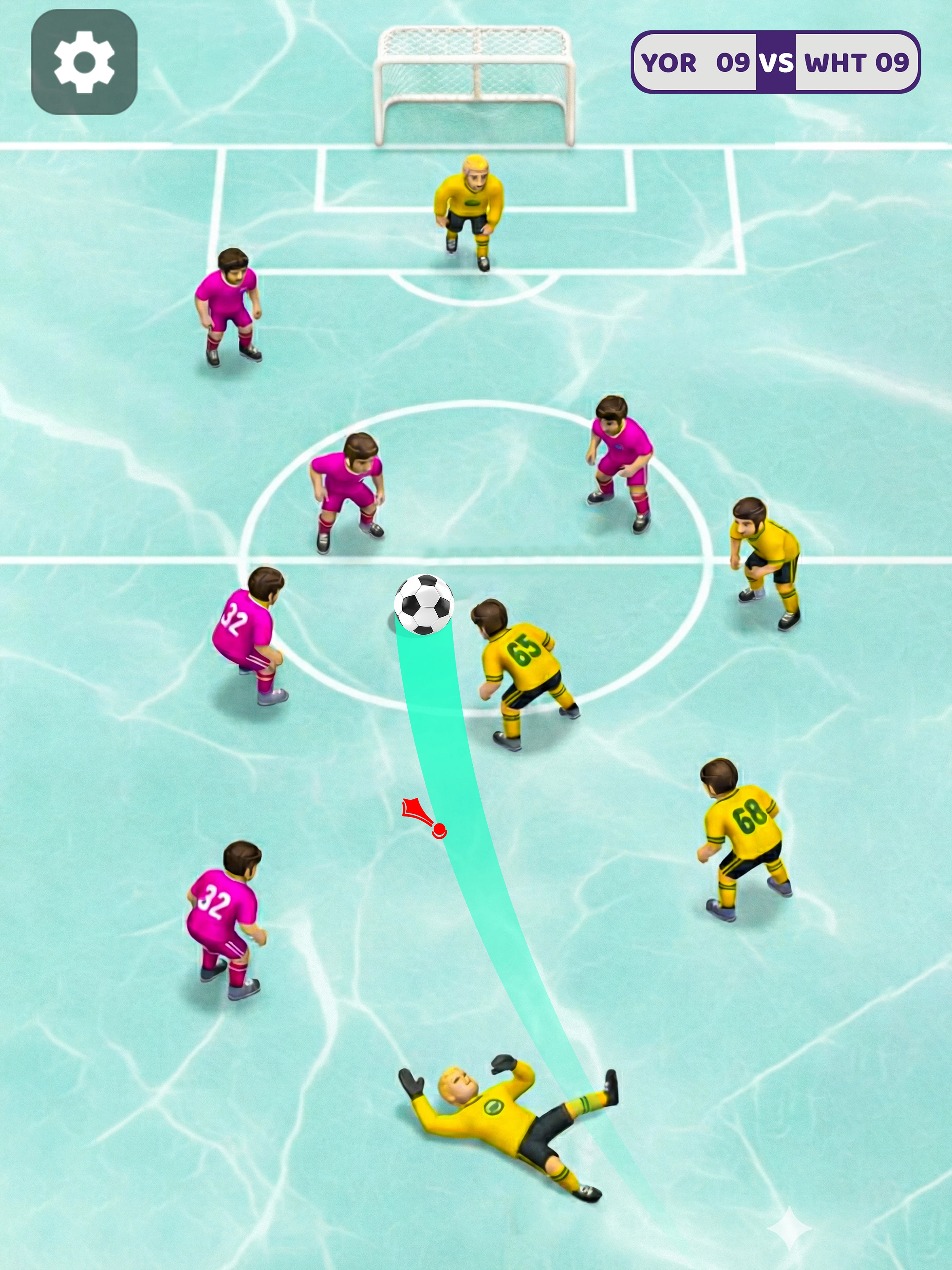 Flick Hero: Kick Soccer Games screenshot