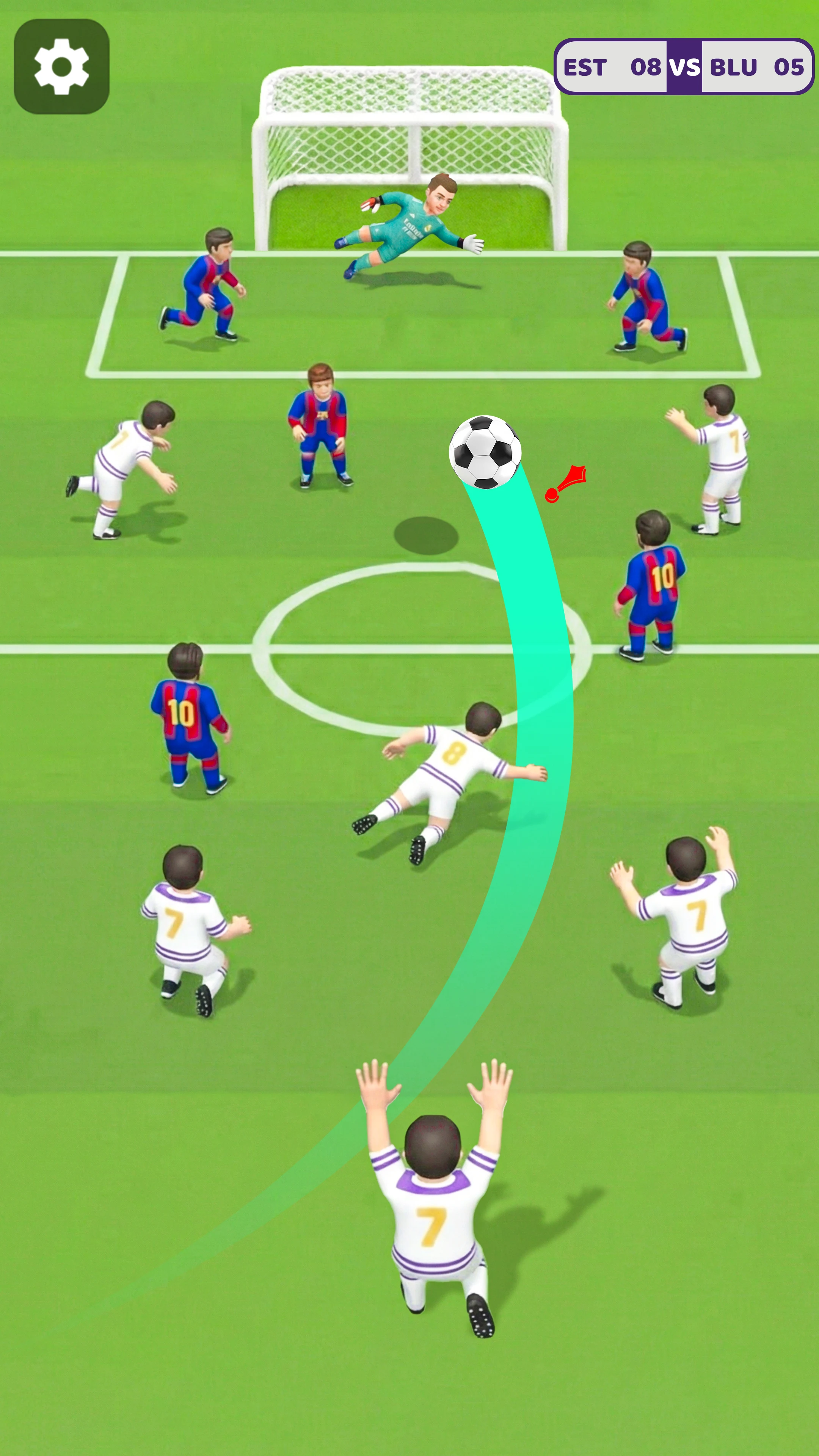 Flick Hero: Kick Soccer Games screenshot